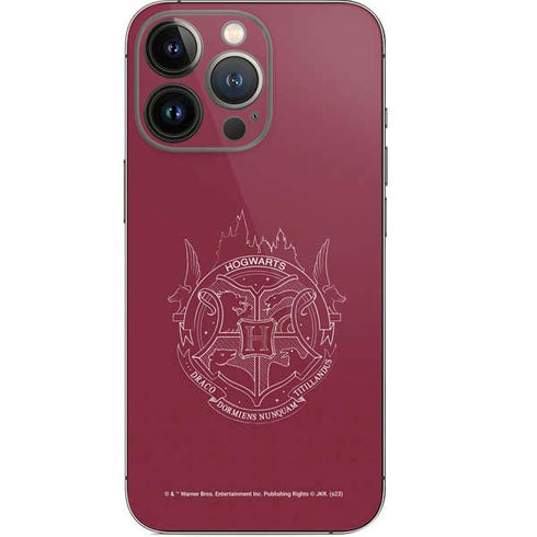 Wizarding Worlds Harry Potter Hogwarts Crest iPhone 14 Pro Skin